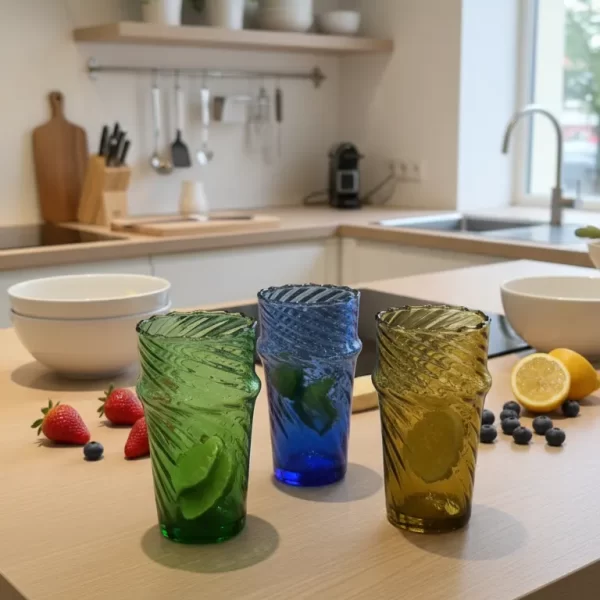 Verre vague Beldy (vert)