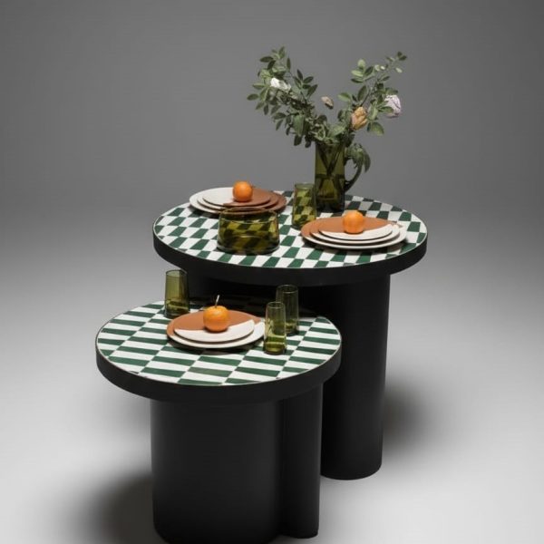 Table basse  ronde en Zellige