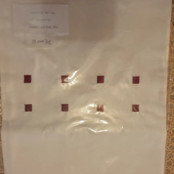 HOUSSE DE COUETTE CARREAUX