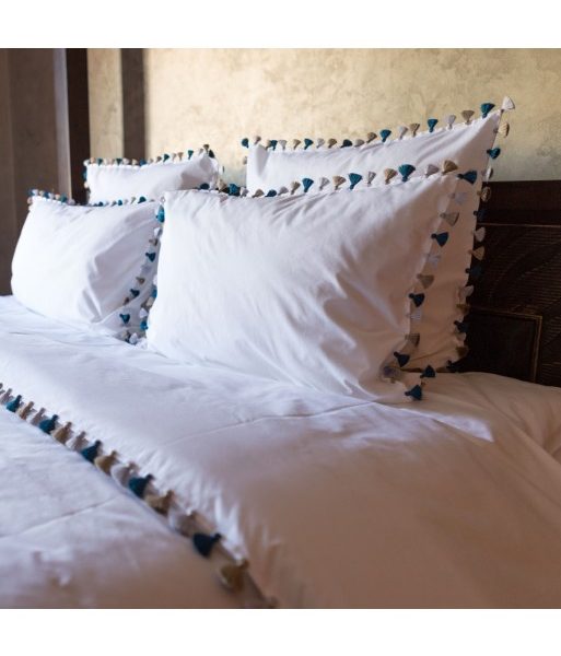 Housse de couette Pompons